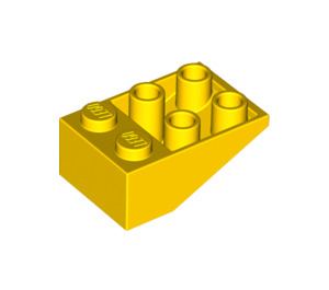 LEGO Sklon 2 x 3 (25°) Převrácený bez spojení mezi cvočky (3747)