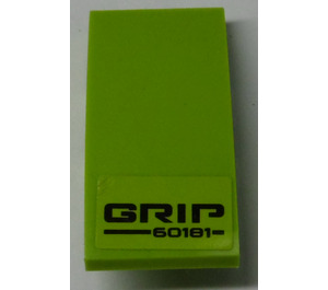 레고 경사 2 x 4 구부러진 ~와 함께 'GRIP 60181' 상표 (93606)