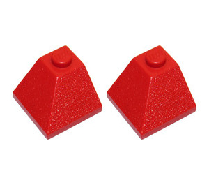 LEGO Sloped Bricks, Red 34