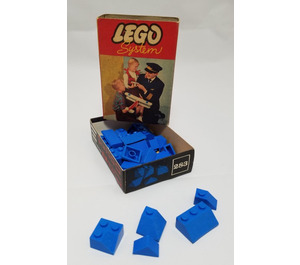LEGO Sloping Ridge und Valley Bricks (Blau) 283