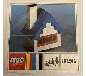 LEGO Small Cottage Set 326-1 Instructions