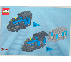 LEGO Small Locomotive Set 3740 Instructions