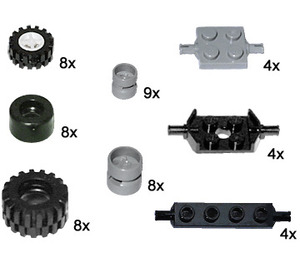 LEGO Small Wheels and Axles 10048