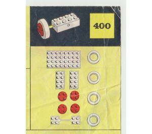 LEGO Klein Räder Pack 400-4 Instructions