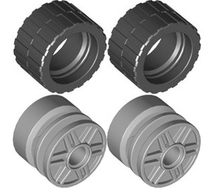 LEGO Small Wide Tire Set 991331-2