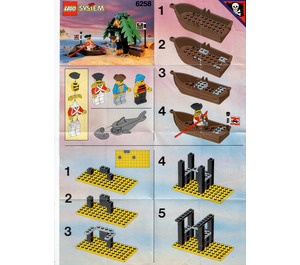 LEGO Smuggler's Shanty Set 6258 Instructions