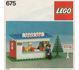 LEGO Snack Bar 675 Instructions