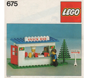 LEGO Snack Bar 675 Instrukce