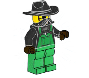 LEGO Snake Rattler Minifigure