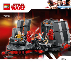 LEGO Snoke's Throne Room Set 75216 Instructions