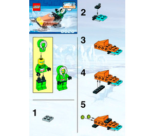 LEGO Snow Scooter 6626-2 Instructies