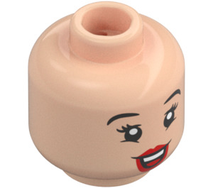 LEGO Snow White Minifigure Head (Recessed Solid Stud) (3274 / 104007)