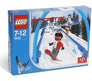 LEGO Snowboard Boarder Kreuz Race 3538 Packaging