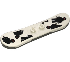 LEGO Snowboard (Long) with Black Minifigures (46203)