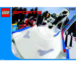 LEGO Snowboard Super Pipe Set 3585 Instructions