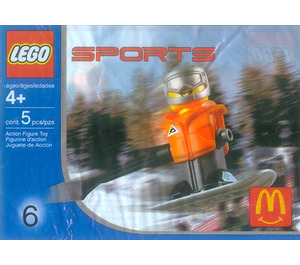 LEGO Snowboarder, Orange Vest 7922