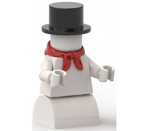 LEGO Snowman sur Blanc Pente Minifigurine