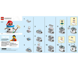 LEGO Snowman Set 30645 Instructions