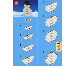 LEGO Snowman Set 40003 Instructions