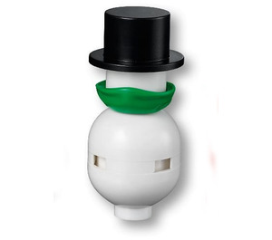 LEGO Snowman - Haut Chapeau et Green Foulard Figurine