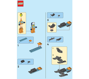 LEGO Snowmobile Set 952312 Instructions