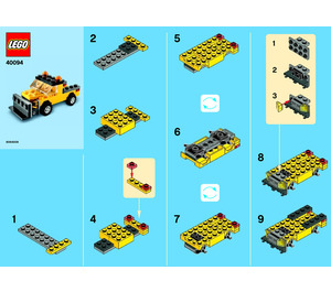 LEGO Snowplough Set 40094 Instructions