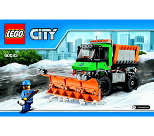 LEGO Snowplough Truck Set 60083 Instructions