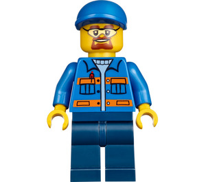 LEGO Snowplow Driver Figurine