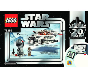 LEGO Snowspeeder – 20th Anniversary Edition Set 75259 Instructions