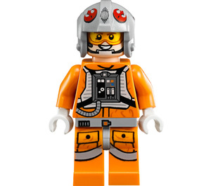 LEGO Snowspeeder Pilot med Grå Hjelm Minifigur