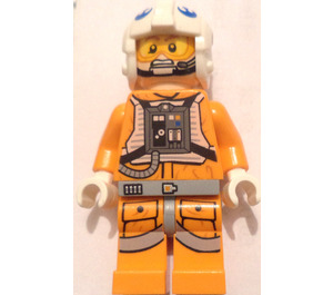 LEGO Snowspeeder Pilot with White Helmet and Headset Minifigure