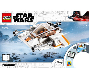 LEGO Snowspeeder Set 75268 Instructions