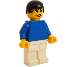 LEGO Soccer Player Blue/White Team Minifigure