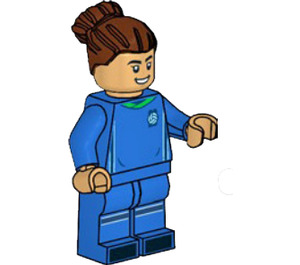 LEGO Soccer Player, Female (Reddish Brown Bun) Minifigur