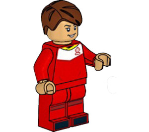 LEGO Calcio Player, Femmina (Capelli corti, Destra Divisione) Minifigure