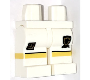 LEGO Voetbal Player Poten met Leeuw Crest en Geel Band (3815 / 95036)