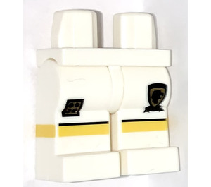 LEGO Soccer Player Legs with Lion Crest and Yellow Band (3815 / 95036)