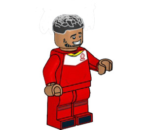 LEGO Soccer Player, Male (Black Coiled Hair)