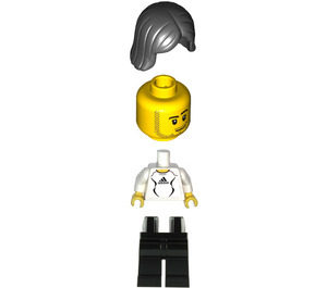 LEGO Soccer Player avec Adidas number 10 Autocollant Figurine