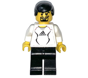 LEGO Soccer Player met Adidas Sticker Number 5 minifiguur