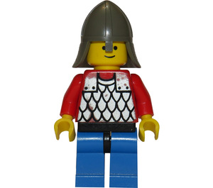 LEGO Soldier with Chainmail and Neck Protector Helmet Minifigure