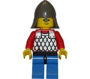 LEGO Soldier mit Chainmail und Neck Protector Helm Minifigur