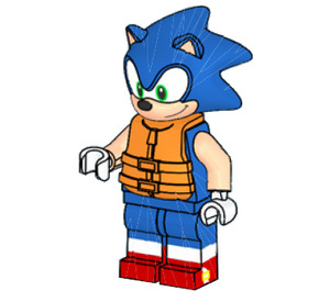 LEGO Sonic the Hedgehog - Life Jacket Minifigure | Brick Owl - LEGO ...