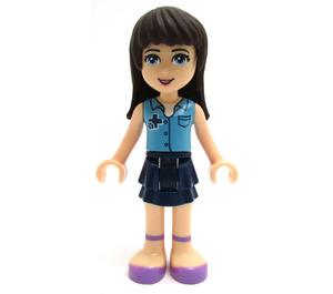 LEGO Sophie z Dark Niebieski Layered Spódnica I Średni niebieski Sleevless Góra Minifigurka