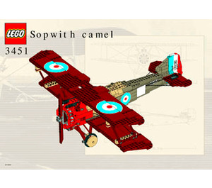 LEGO Sopwith Camel 3451 Istruzioni