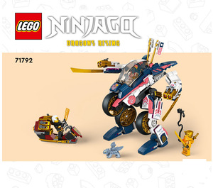 LEGO Sora's Transforming Mech Bike Racer Set 71792 Instructions