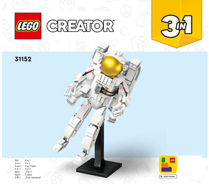 LEGO Raum Astronaut 31152 Instructions