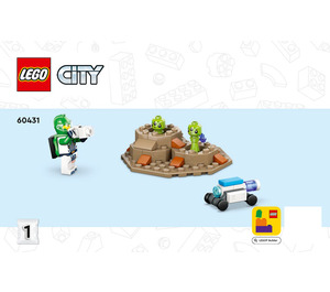 LEGO Raum Explorer Rover und Alien Life 60431 Instructions