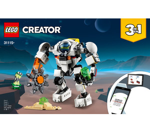 LEGO Space Mining Mech Set 31115 Instructions