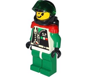 LEGO Ruimte Politie 2 Chief - Kapitein Magenta Minifiguur